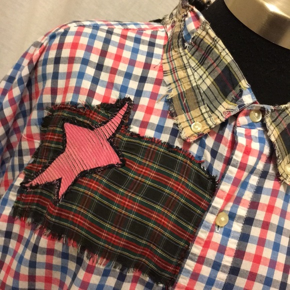 Customized plaid seditionary button down shirt - Picture 6 of 15